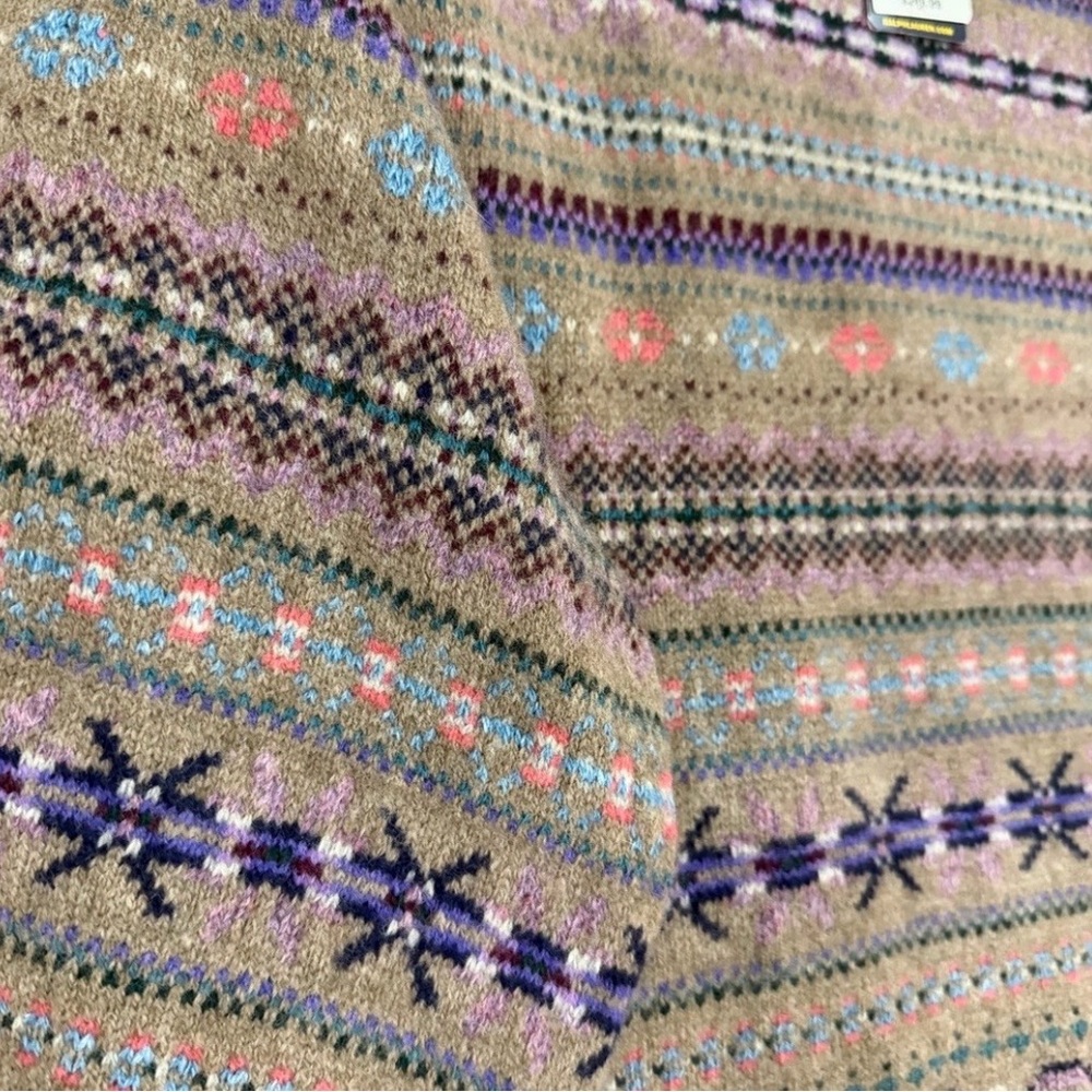 Ralph Lauren Fair Isle Sweater. Large. NWT. Pristine condition. Gorgeous colors.